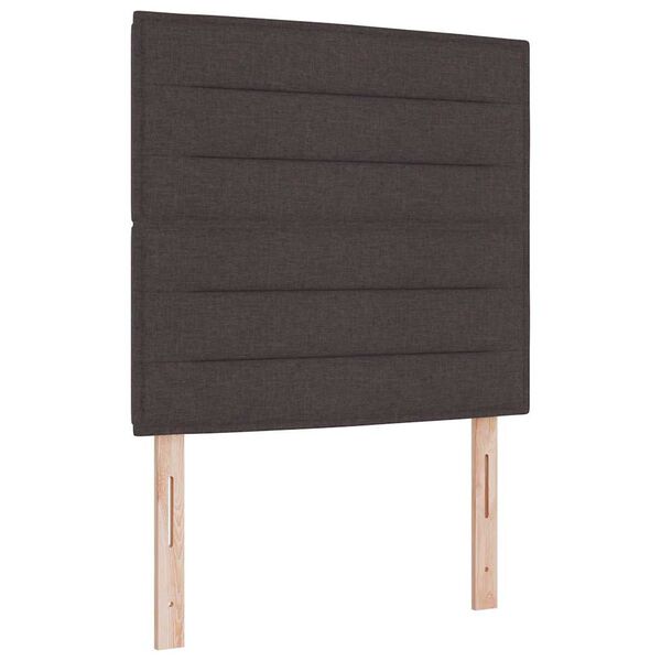 vidaXL Headboard with Headboard Dark Brown 100 cm Faux Leather