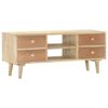 vidaXL TV Cabinet 110x30x45 cm Solid Mango Wood