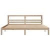 vidaXL Bed Frame with Headboard without Mattress 180x200 cm Super King