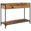 vidaXL Console Table Old Wood 100 x 34.5 x 75 cm Engineered Wood
