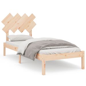 vidaXL Bed Frame without Mattress 90x190 cm Single Solid Wood