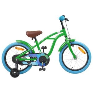 vidaXL Kids Bike 16 Inches for 4-6 Years Old Green