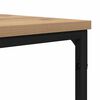 vidaXL Coffee Table Artisan Oak 100 x 100 x 40 cm Engineered Wood