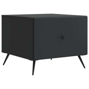 vidaXL Coffee Table Black 49 x 50 x 40 cm Engineered Wood