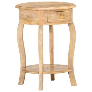 vidaXL Side Table 37x37x61 cm Solid Mango Wood