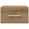 vidaXL Bedside Cabinet Wall-mounted 2 pcs Artisan Oak 35 x 35 x 20 cm