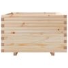 vidaXL Garden Planter 80x80x49.5 cm Solid Wood Pine