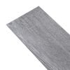 vidaXL Self-adhesive PVC Flooring Planks 2.51 m² 2 mm Matt Wood Grey