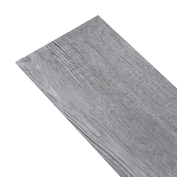 vidaXL Self-adhesive PVC Flooring Planks 2.51 m² 2 mm Matt Wood Grey