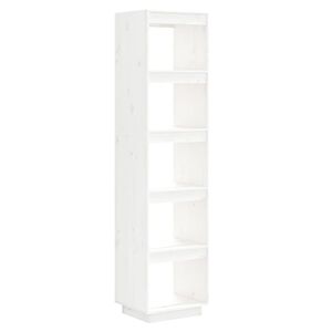 vidaXL Book Cabinet/Room Divider White 40x35x167 cm Solid Wood Pine