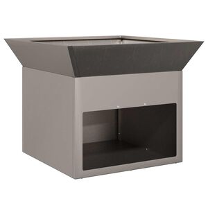 vidaXL Fire Pit Rusty 50 x 50 x 40 cm Weathering steel