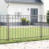 vidaXL Fence Element Assen Grey 170 x 200 cm Steel