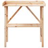 vidaXL Plant Table with Shelf 78x38x82.5 cm Solid Wood Fir