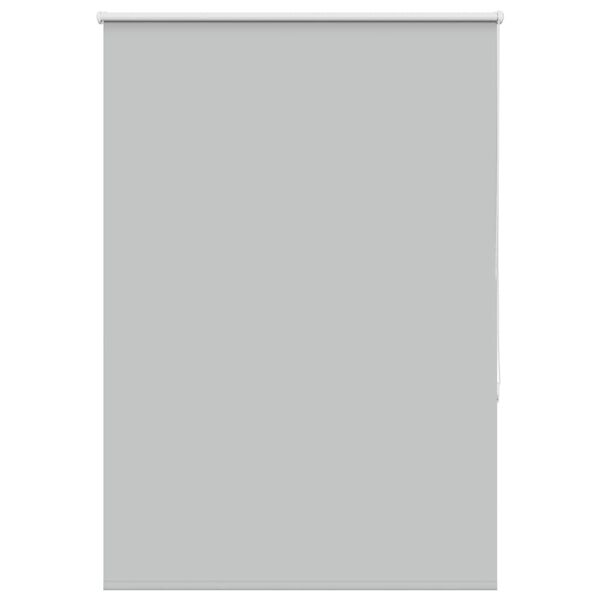 vidaXL Roller Blind Blackout Light Grey 115x150 cm Fabric Width 110.7 cm Polyester