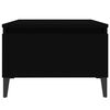 vidaXL Side Tables 2 pcs Black 50x46x35 cm Engineered Wood