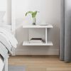 vidaXL Bedside Table White 40 x 30 x 25 cm Engineered Wood