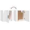 vidaXL Wall-mounted Bedside Cabinets 2 pcs White 50x30x47 cm