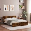 vidaXL Bed Frame without Mattress Smoked Oak 140x200 cm