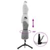 vidaXL Adjustable Dress Form Female Height Adjustable Grey S Velvet