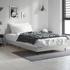 vidaXL Bed Frame without Mattress Grey Sonoma 90x190 cm Single Engineered Wood