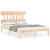 vidaXL Bed Frame without Mattress 140x200 cm Solid Wood Pine