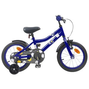 vidaXL Kids Bike 12 Inches for 2-4 Years Old Dark Blue