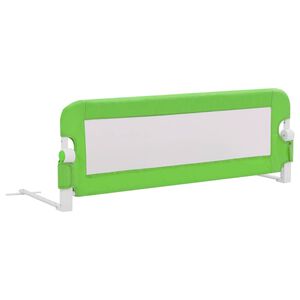 vidaXL Toddler Safety Bed Rail Green 120x42 cm Polyester