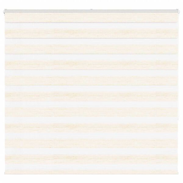 vidaXL Zebra Blind Marble Beige 160x150 cm Fabric Width 155.9 cm Polyester