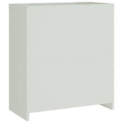 vidaXL File Cabinet Light Grey 79x40x90 cm Steel