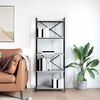 vidaXL Bookshelf Grey sonoma 60 x 30 x 155 cm Engineered Wood