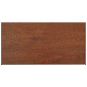 vidaXL Window Sill Brown wood 100 x 40 x 4.5 cm PVC