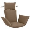 vidaXL Adirondack Cushion PUTTEN 100% Polyester Taupe 60 x 145 x 10 cm