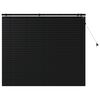 vidaXL Venetian Blind Black 135 x 130 cm 35 mm Solid Paulownia Wood
