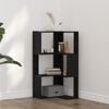 vidaXL Bookcase Black Oak 50 x 50 x102 cm