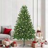 vidaXL Christmas Tree with 300 LEDs with Stand Green 210 cm PE