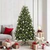 vidaXL Artificial Christmas Tree Green 180 cm PVC and Metal