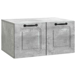 vidaXL Wall-Mounted TV Cabinet Concrete Grey 59.5 x 41 x 30 cm