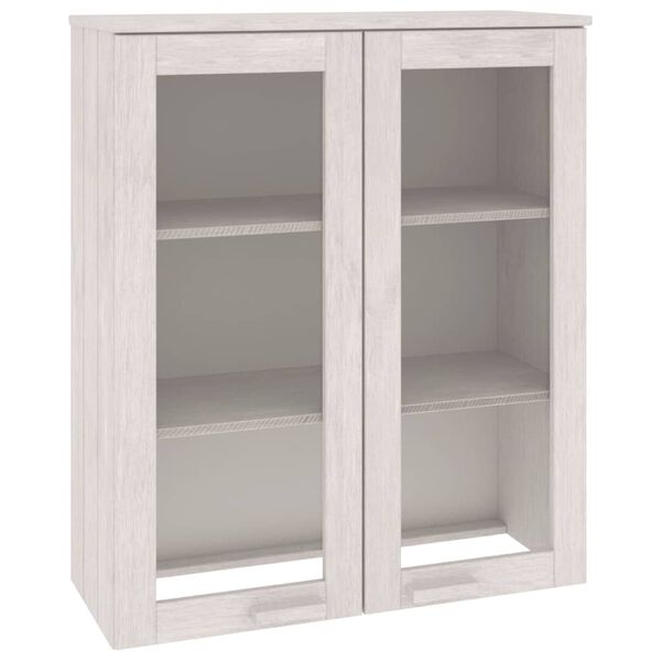 vidaXL Top for Highboard HAMAR White 85x35x100 cm Solid Wood Pine