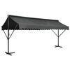 vidaXL Free Standing Awning 500x300 cm Anthracite