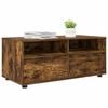 vidaXL TV Cabinet Smoked Oak 100 x 48 x 43 cm Engineered Wood