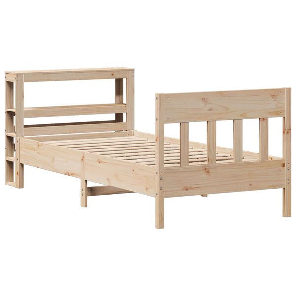 vidaXL Bed Frame without Mattress 90x200 cm Solid Wood Pine
