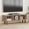 vidaXL TV Stand Artisan Oak 100 x 35 x 35 cm Engineered Wood