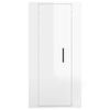 vidaXL Wall Mounted TV Cabinet High Gloss White 40x34,5x80 cm