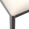 vidaXL Dining Chair 2 pcs Light Brown and Light Solid Rubberwood