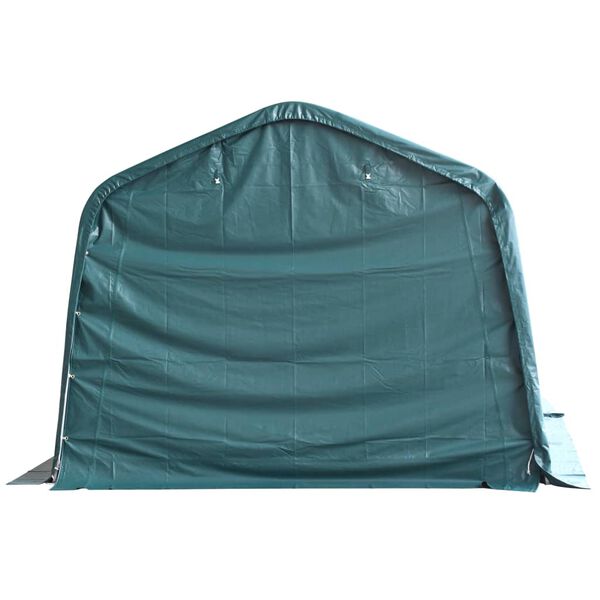 vidaXL Removable Livestock Tent PVC 550 g/m² 3.3x4.8 m Dark Green