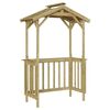vidaXL BBQ Shed 133.5 x 63 x 200 cm Impregnated Pine Wood