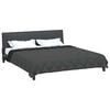 vidaXL Full Year Duvet Black and Anthracite 240 x 260 cm Microfiber