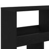 vidaXL Book Cabinet 2 pcs Black Oak 100 x 33 x 93.75 cm