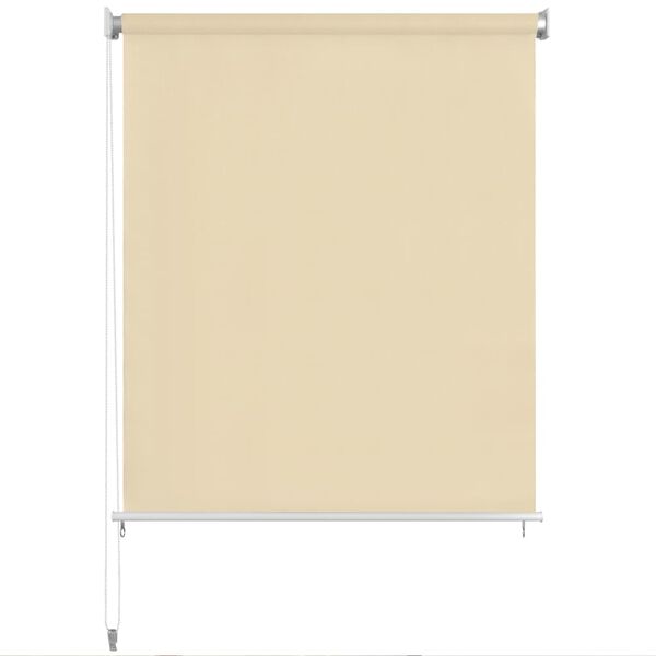 vidaXL Outdoor Roller Blind 140x230 cm Cream