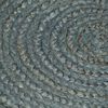 vidaXL Handmade Rug Jute Round 180 cm Olive Green